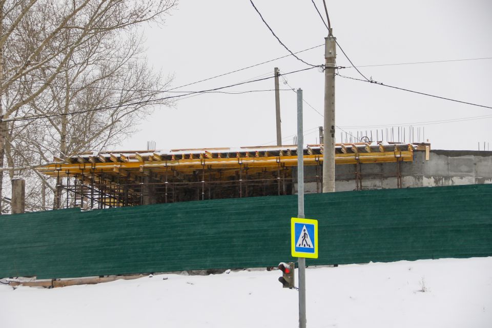 Строительная площадка на ул. 2-я Строительная улица, 35