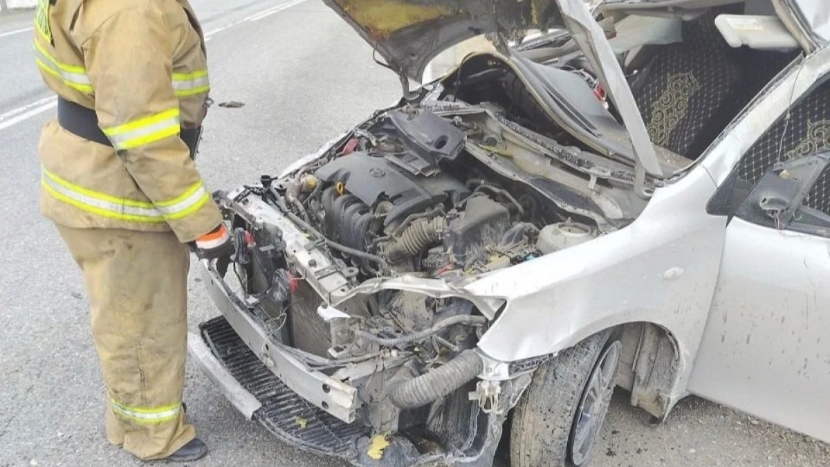 ДТП с "перевертышем" вблизи села Чаган-Узун