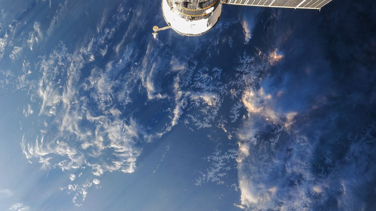 Алтайские горы из космоса