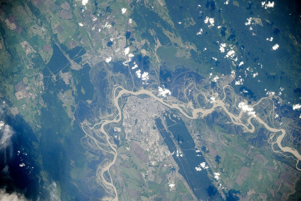 Барнаул из космоса