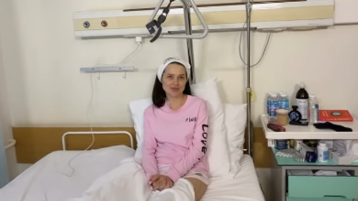 Валерия Чекалина в больнице