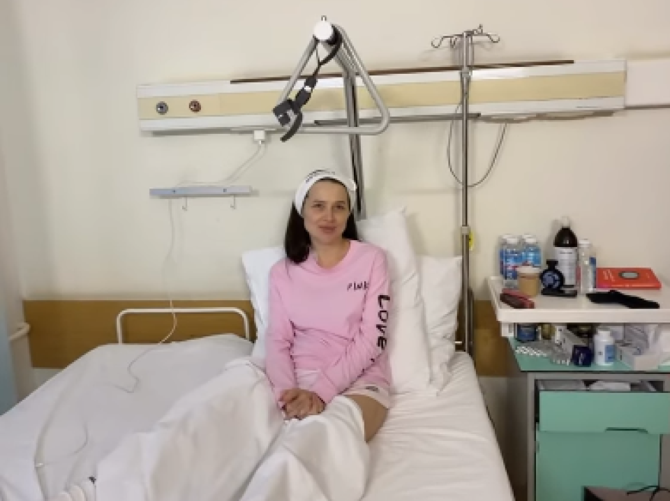 Валерия Чекалина в больнице