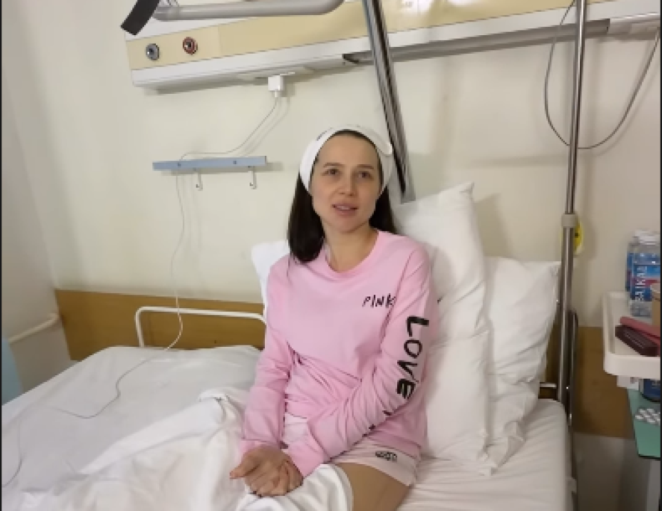Валерия Чекалина в больнице