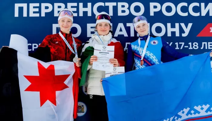 Студентка из Горно-Алтайска взяла золото на первенстве России по биатлону