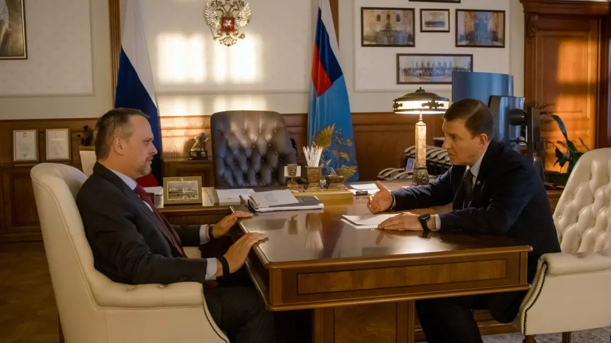 Андрей Турчак и Андрей Никитин