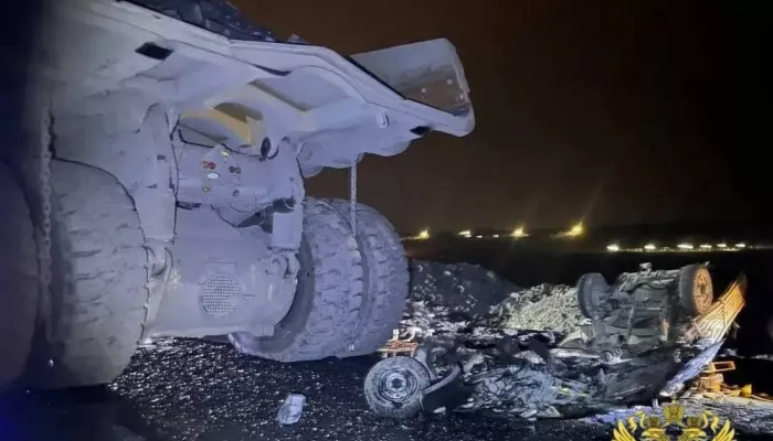 Самосвал раздавил УАЗ с пятью пассажирами в Белгородской области