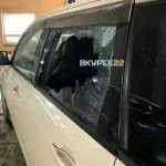 Весь салон в крошке: барнаулец заявил, что неизвестные обстреляли его авто