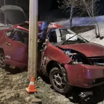 Водитель из Монголии разбился в ДТП со столбом в Манжероке