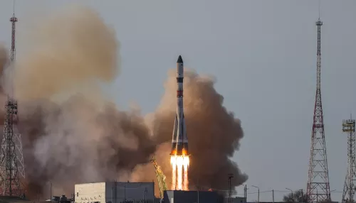 Ракета Союз-2.1а, части которой могут рухнуть на Алтае, успешно стартовала. Фото