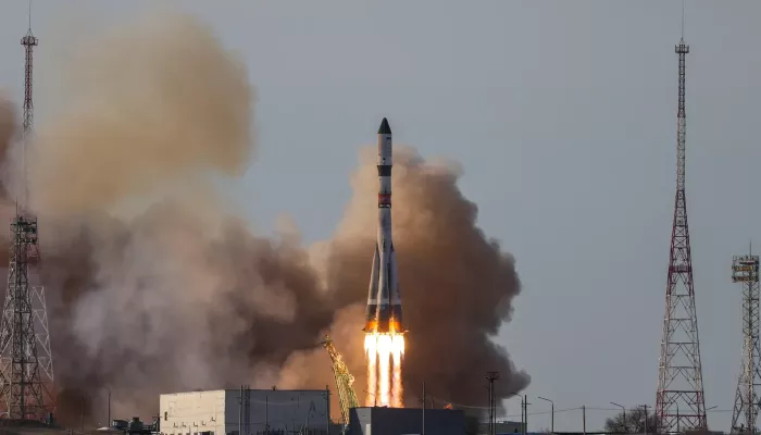 Ракета Союз-2.1а, части которой могут рухнуть на Алтае, успешно стартовала. Фото