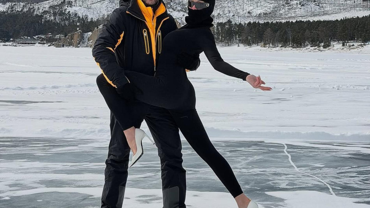 Полина Диброва и Роман Товстик на Байкале