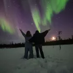 Интенсивные северные сияния озарили небо в разных регионах России. Сказочные фото