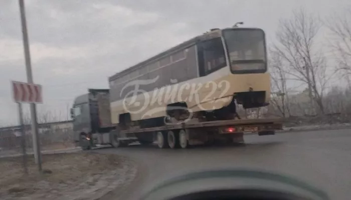 В Бийске заметили трамваи, закупленные в Ярославле. Фото