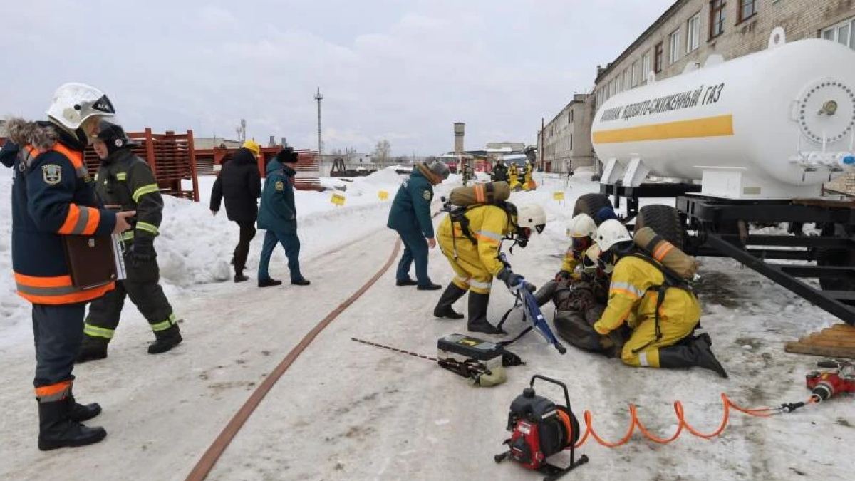 Пожарные учения