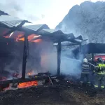 В селе Еланда Республики Алтай произошел крупный пожар