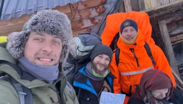 230 километров на лыжах по тайге: выживальщики добрались до Агафьи Лыковой. Фото