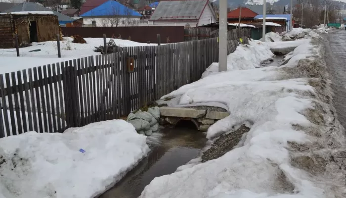 В Горно-Алтайске работают над предотвращением возможных подтоплений