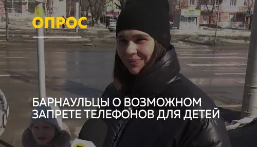 Опрос: барнаульцы о запрете смартфонов для детей