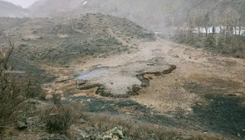 В Республике Алтай устранили задымление на месте старой животноводческой стоянки