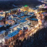 Как выглядит главный курорт Алтайского края с высоты птичьего полета. Фото