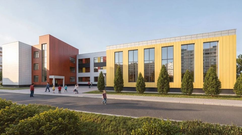 Эскизный проект пристройки к гимназии №22