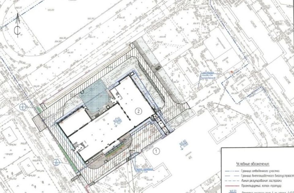 Эскизный проект пристройки к гимназии №22
