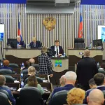 Мэр Виктор Щигрев отчитался о развитии Бийска за 2025 год. Фото