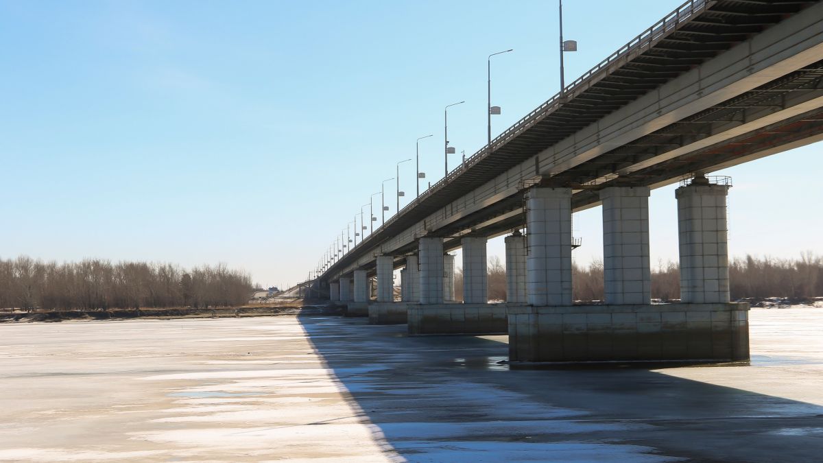 Обь в преддверии ледохода. Март 2026