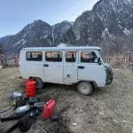 В Республике Алтай подростки на мотоцикле влетели во встречный УАЗ и пострадали