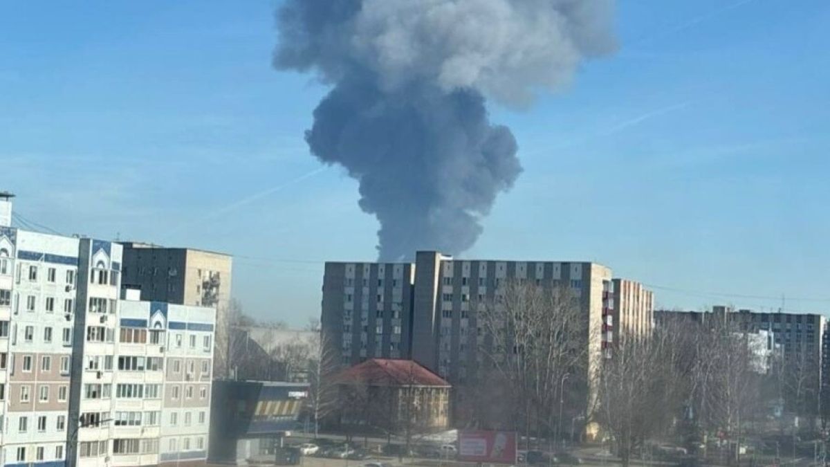 Пожар на "Нижнекамскнефтехиме"