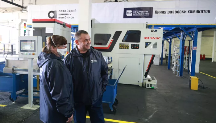 Алтайский шинный комбинат запустил новые линии, начав масштабный процесс модернизации