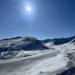 Белая весна: в Сайлюгемском нацпарке показали заснеженное урочище Саржематы. Фото