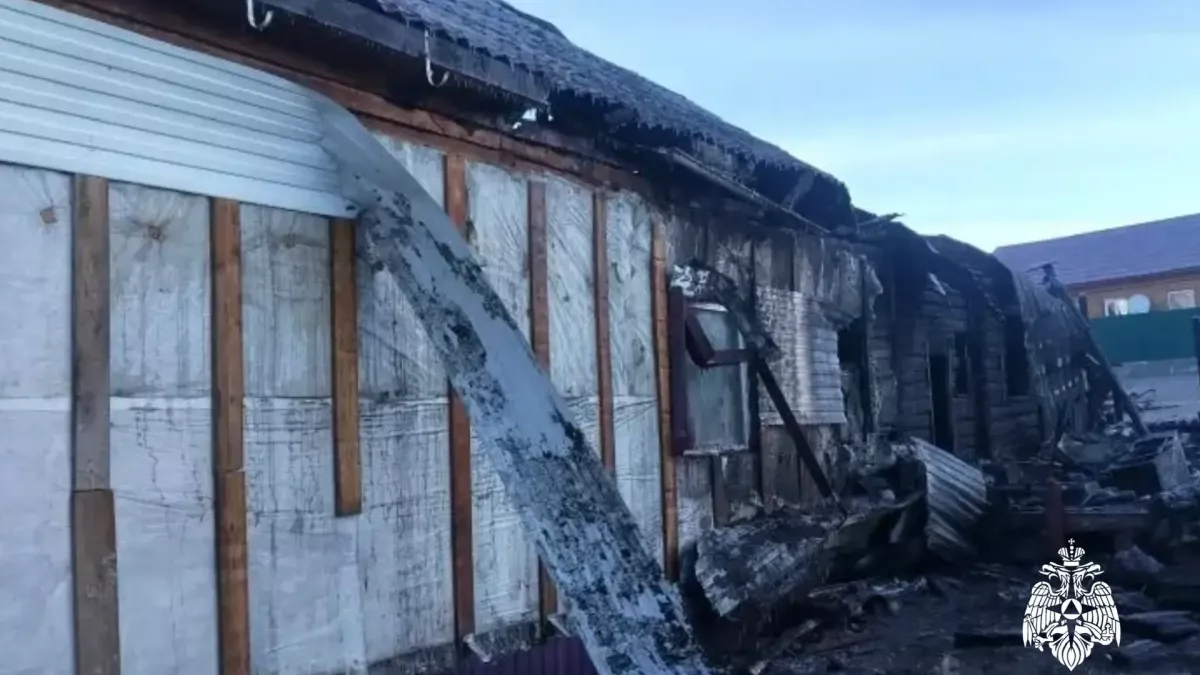 Последствия пожара в Республике Алтай