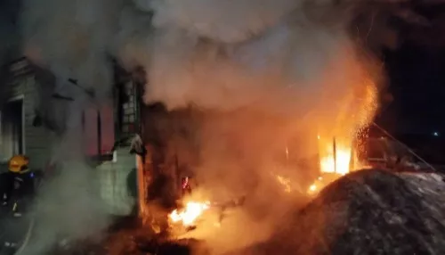 Крупный смертельный пожар из-за печи произошел в Заринске