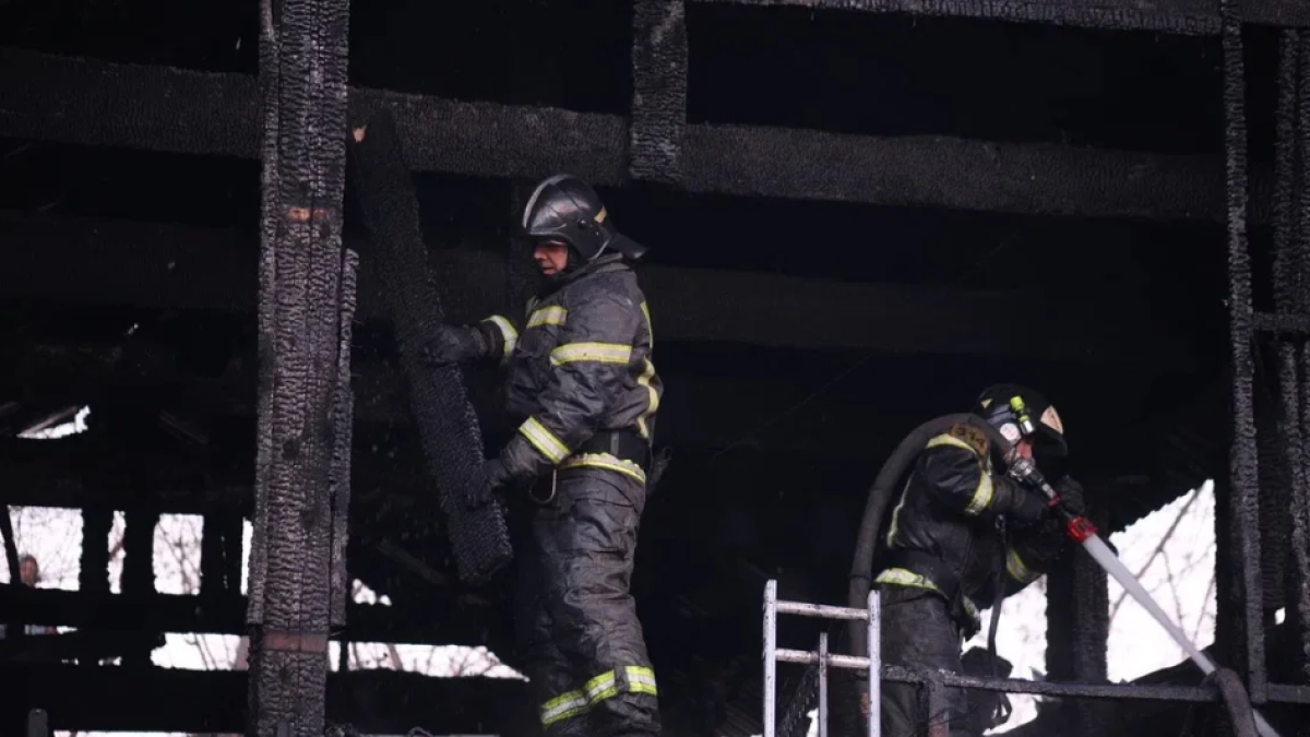 Пожар в Горно-Алтайске