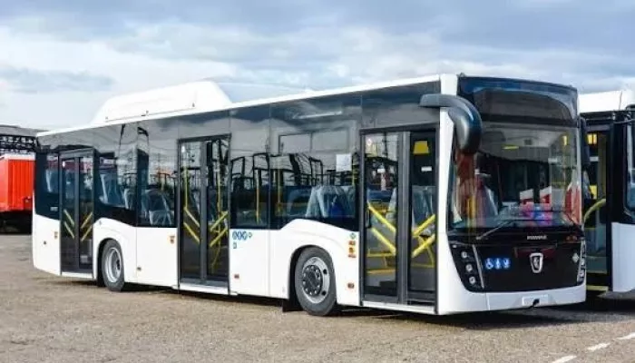 В Барнауле на маршруте №55 тестируют новый газомоторный автобус