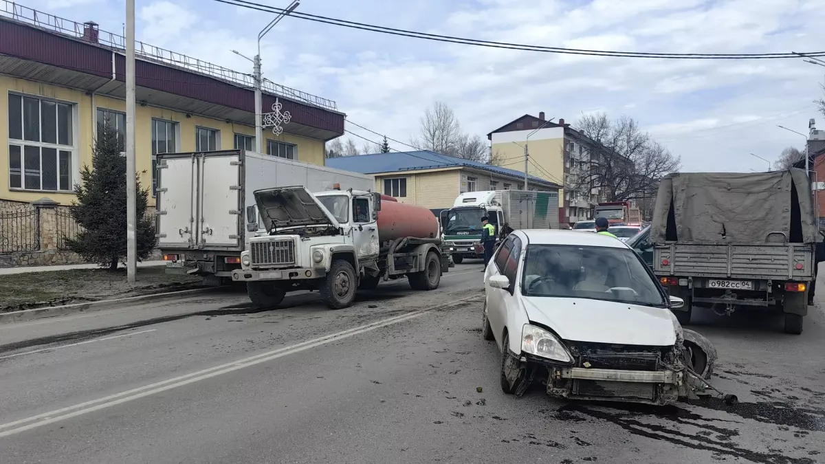 Массовое ДТП в Горно-Алтайске