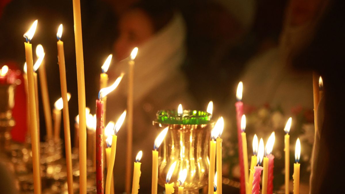 Служба в храме Иоанна Богослова
