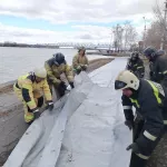 В Камне-на-Оби устанавливают дамбы из-за риска подтопления города