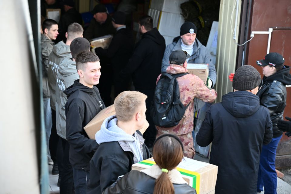 Гуманитарный груз в зону СВО