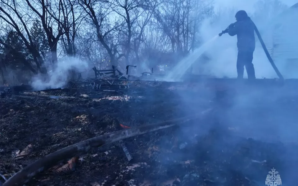 В доме семьи с пятью детьми в Алтайском крае произошел пожар