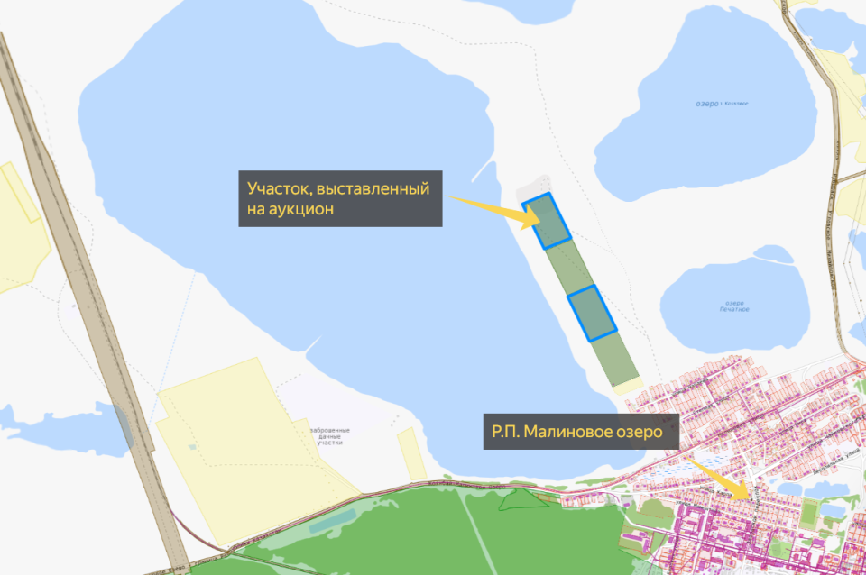 Скриншот публичной кадастровой карты