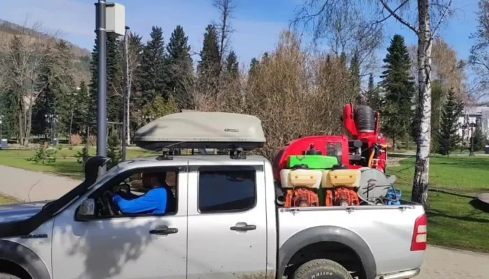 Общественные территории Горно-Алтайска обрабатывают от клещей