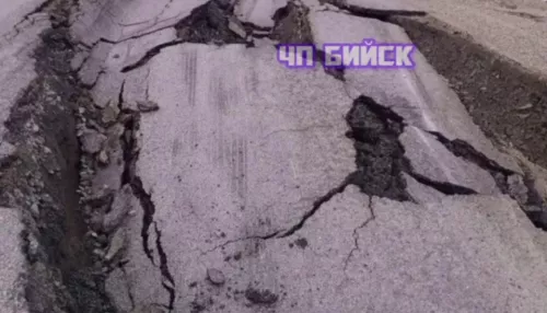 Обрушилась часть трассы Бийск — Новокузнецк: движение закрыто