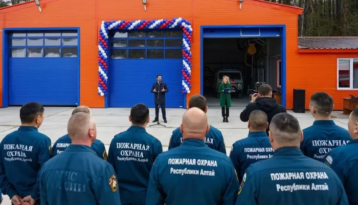 В селе Манжерок Республики Алтай открыли новую пожарную часть