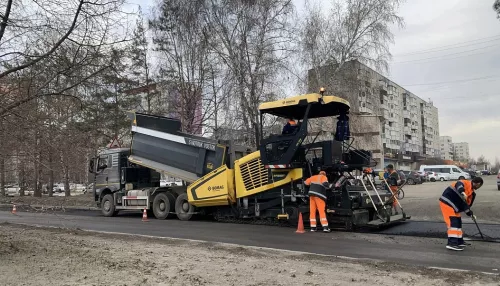 Ремонт дорог в рамках нацпроекта стартовал в Барнауле. Фото