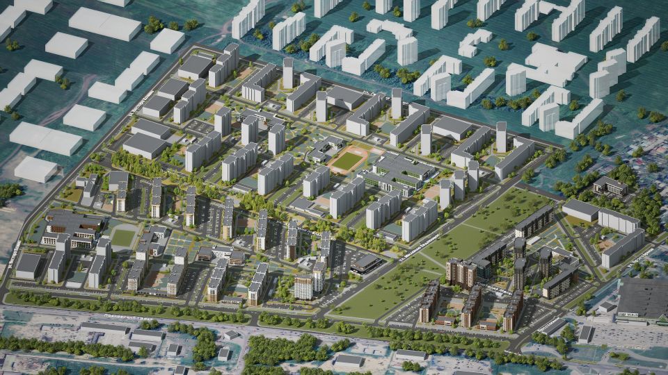 Новые кварталы Барнаула