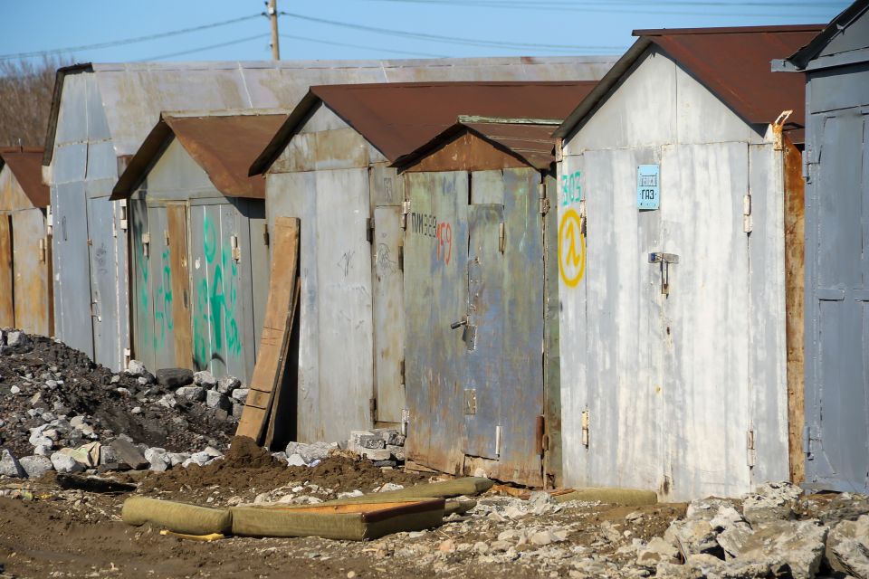 Гаражный комплекс на ул. Попова. Сухой лог