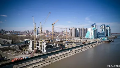 Башни-визитки у Оби. Самая масштабная и сложная стройка в Барнауле пошла ввысь