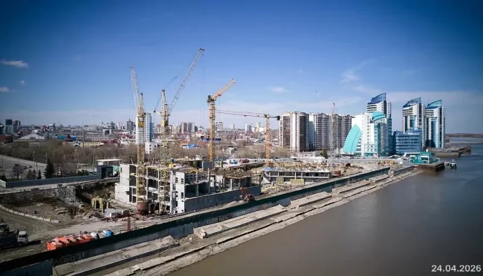 Башни-визитки у Оби. Самая масштабная и сложная стройка в Барнауле пошла ввысь